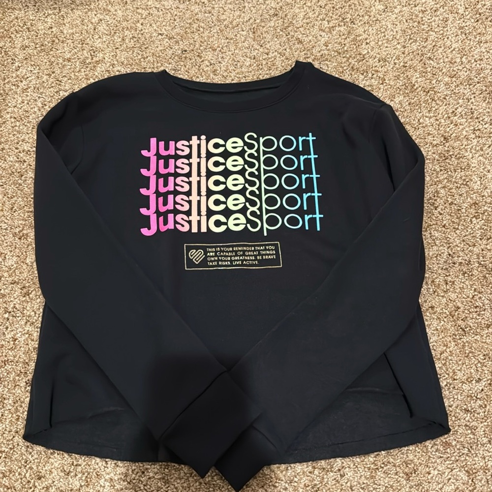Justice Girls Crewneck/Sweatshirt Cropped